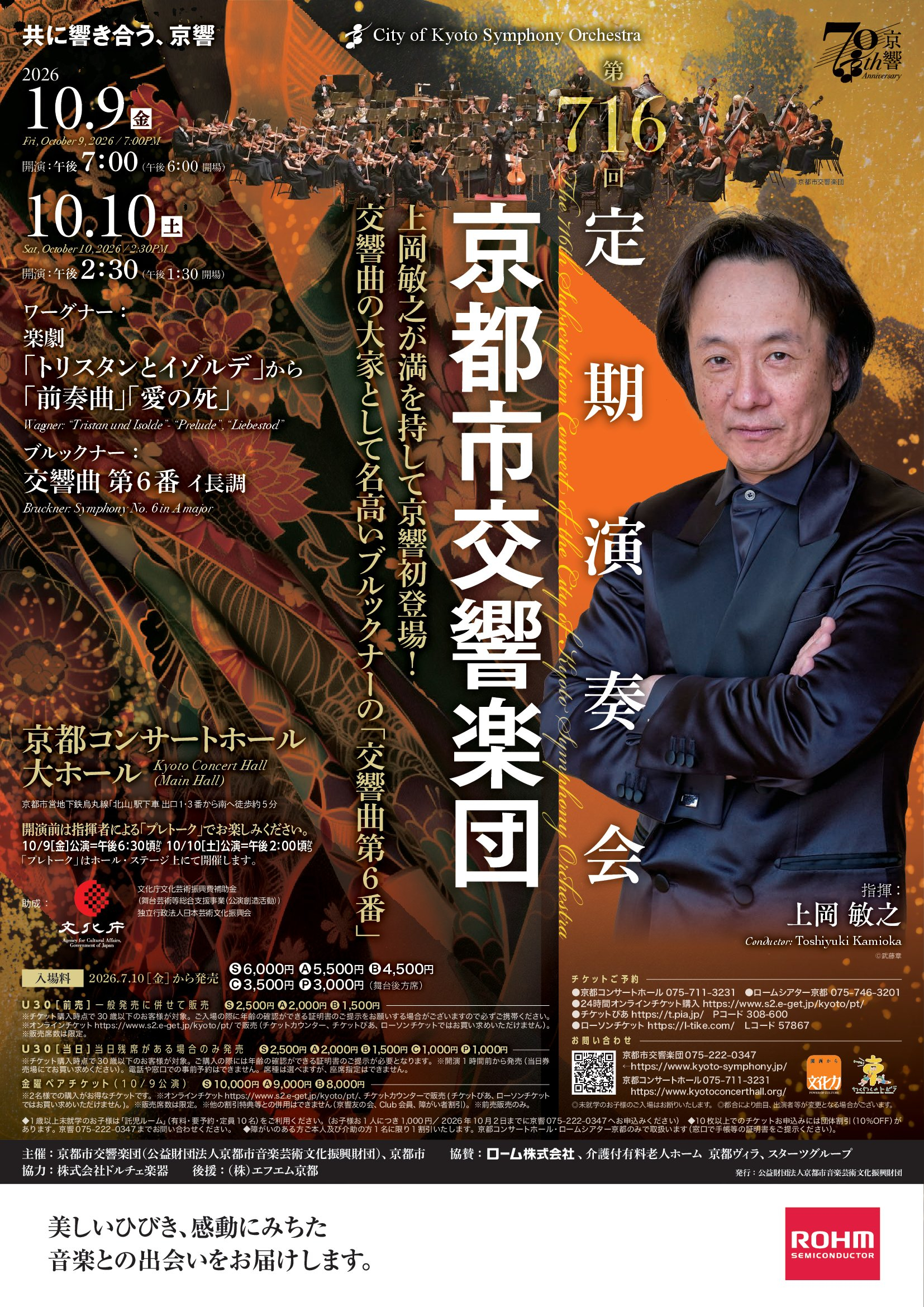 京都市交響楽団 第716回定期演奏会