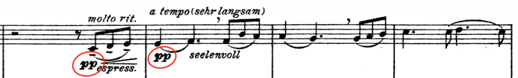マーラー　交響曲第5番　第4楽章　アダージェット　冒頭